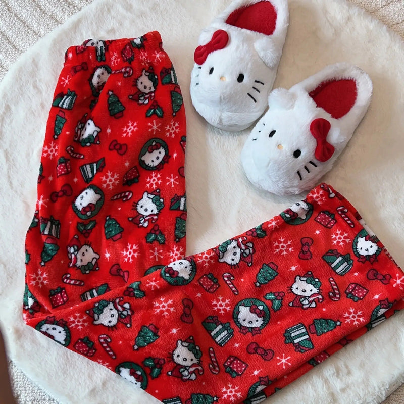 Hello Kitty Flannel Pajama Pants