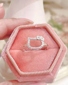 Hello Kitty Sterling Silver Ring