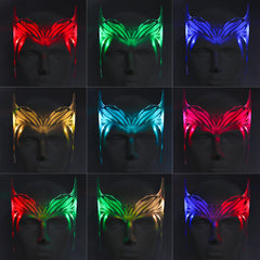 Movie Wanda Scarlet Witch Headband Acrylic Glowing Cosplay Superhero Woman Crown Adult Flash Mode Scarlet Topknot Cosplay Props