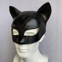 1PC Women Sexy Mask Half Eyes Cosplay Face Cat Faux Latex Masks Halloween Party Erotic Masquerade Adult Sex Toys Accessories