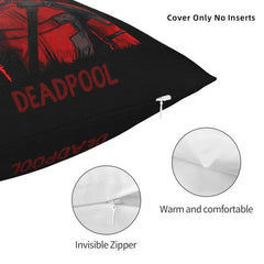 Luxury Deadpool Cushion Cover 45*45 cm Soft Throw Pillow Case Bedroom Decoration Bedding Sofa Pillowcase