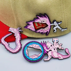 Ideas To DIY Cap New Mexican Metal Era Decoration Hat Pin Caps Pins Retro Pines Para Gorra Enamel Alfiler Creative Anime Brooch