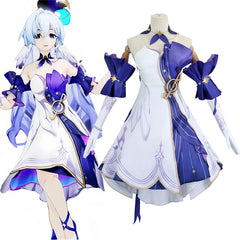 Robin Cosplay Game Honkai Star Rail Robin Cosplay Costume Anime 3D Print Dresses Wig  Role Play Uniform Full Set for Women Girls