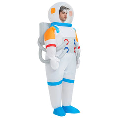 Adult Kids Astronaut ET Alien Inflatable Costume Funny Suit Boys Anime Fancy Dress Purim Halloween Party Cosplay Costumes