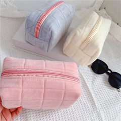 Cute Faux Fur Makeup Bag for Women