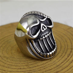 Punk Skull Head Bottle Opener Ring - Unisex Gothic Fashion